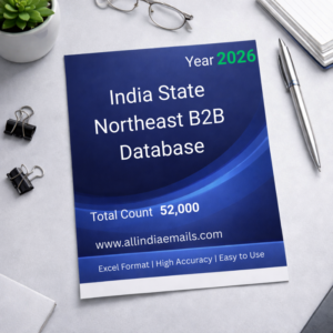 India State Northeast B2B Database